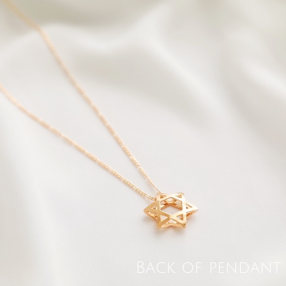 Star of David Necklace | 18k Gold Filled - Picture 7 of 8